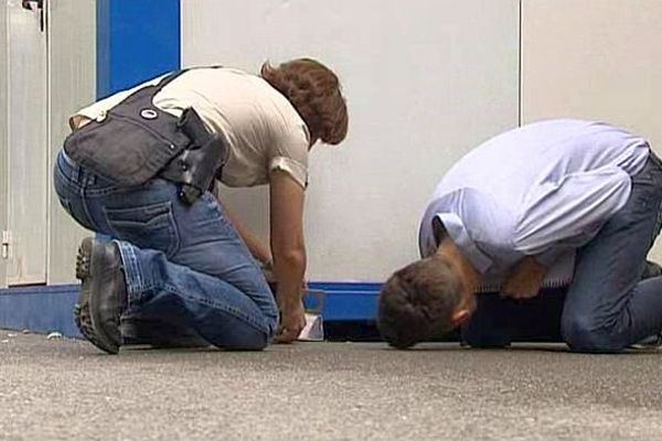 Montpellier - les policiers de la sûreté de l'Hérault cherchent des indices - 30 juillet 2015.