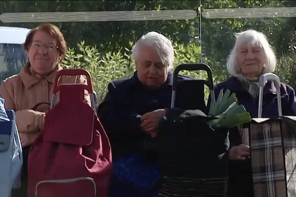 Le Gallo'bus passe prendre les "dames du marché" deux fois par semaine à leur domicile autour de Pleine-Fougères.