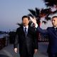 Xi Jinping et Emmanuel Macron à la Villa Kerylos à Beaulieu-sur-Mer en 2019.