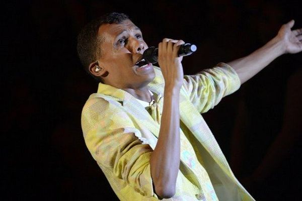 Stromae lors des Victoires de la musique 2014.