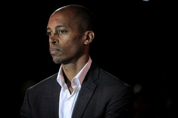 Stéphane Diagana, champion du Monde d'athlétisme, intervenant au débat  "Comment protéger la santé des sportifs ?"