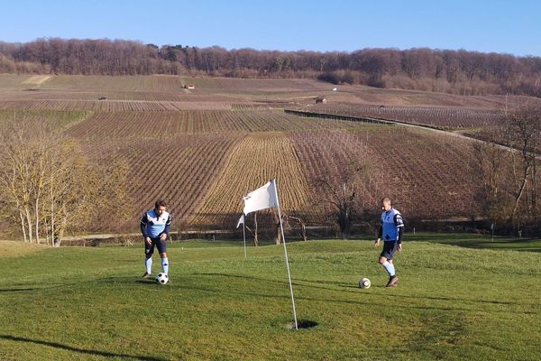 Le parcours de footgolf est situé à Romery près d'Epernay, dans la Marne. 
