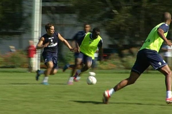 Le FC Lorient à l'entrainement