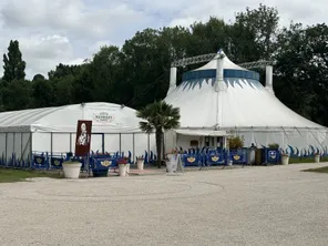 Le cirque Georget s'est installé dans la commune de Luynes, en Indre-et-Loire.