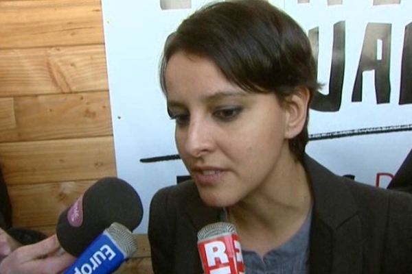 Najat Vallaud-Belkacem, ministre des Droits des femmes et porte-parole du gouvernement François Hollande