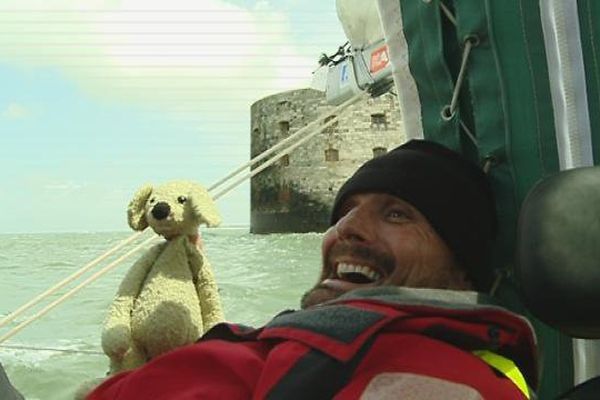 Le passage devant Fort Boyard