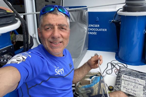 Manuel Cousin sur Groupe SETIN, Vendée Globe 2020