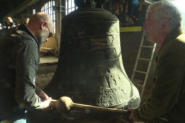 La cloche Gabrielle va rejoindre l'abbaye de Fontevraud dans le Maine-et-Loire