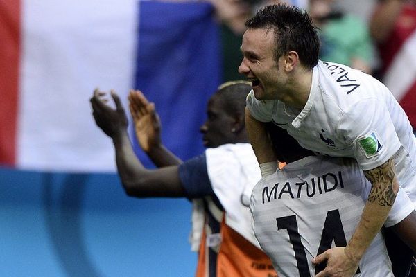 Valbuena et Matuidi lundi soir lors de la rencontre France-Nigeria