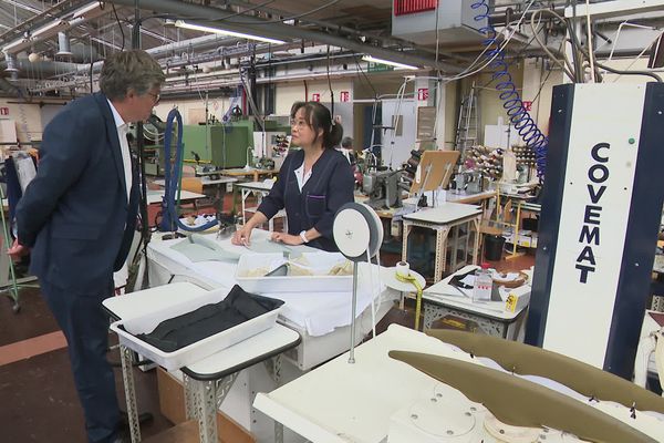 Laurent Marck, directeur général de Marck et Balsan ce vendredi chez France manufacture à Limoges.