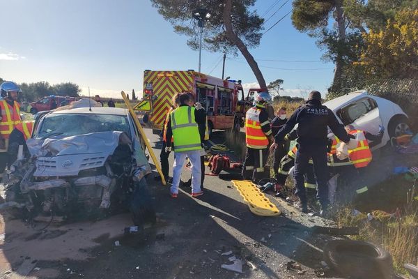 Deux véhicules  se sont percutés à grande vitesse