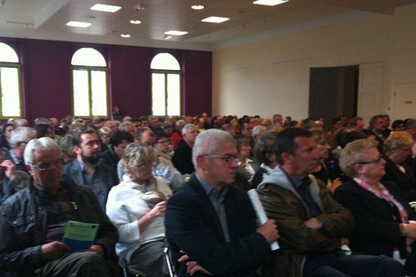 Les maires de Creuse ce matin à l'hôtel de ville de Guéret