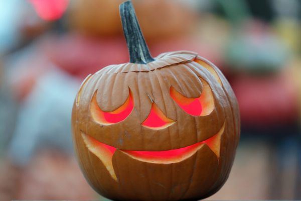 A Jack-o'-lantern made from a pumpkin is on display before Halloween festivities in Lesznowola, near Warsaw, Poland, 29 October 2015, two days before the Halloween feast, which traditionally falls on 31 October