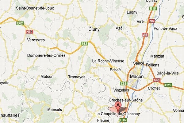 Un accident s'est produit sur l'autoroute A6 à hauteur de la commune de La Chapelle de Guinchay