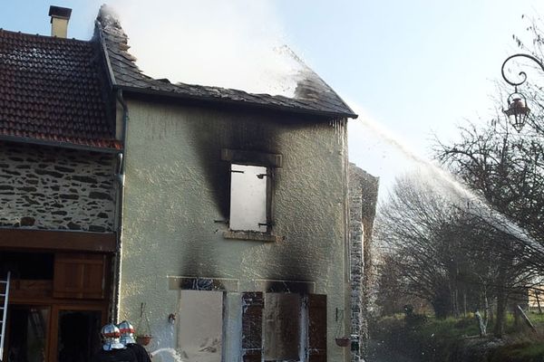 Incendie à Laurière