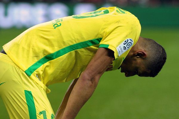 Yacine Bammou (FC Nantes) Hier soir, Stade de la Roudourou (Guingamp). 