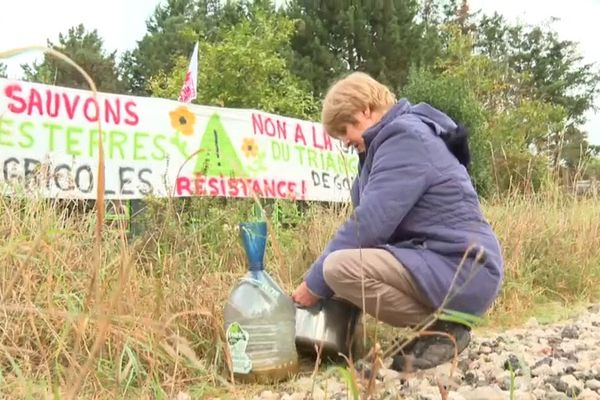 Les opposants au projet se sont organisés pour pouvoir vivre sur la parcelle