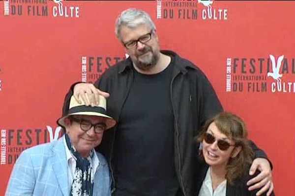 Karl Zéro et Daisy encadrent Sylvain Chomet, le créateur des Triplettes de Belleville