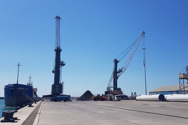 Le port de Sète dans l'Hérault.