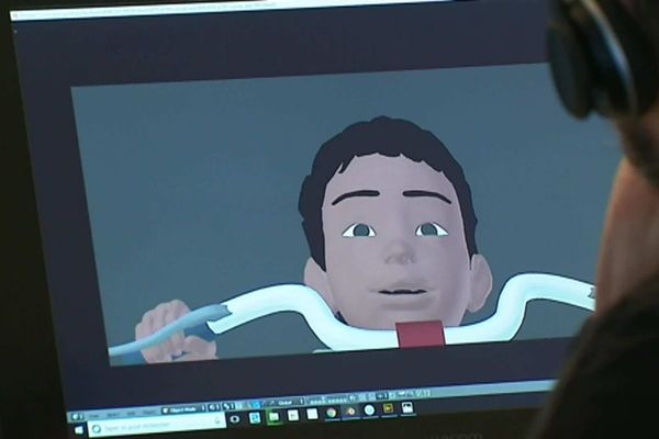 L'une des images du film d'animation "J'ai perdu mon corps" au studio Xilam du Pôle Pixel de Villeurbanne