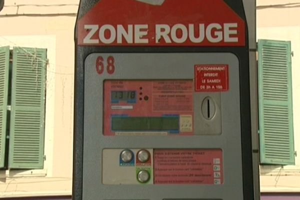 En zone rouge, le parking sera gratuit les 20 premières minutes.