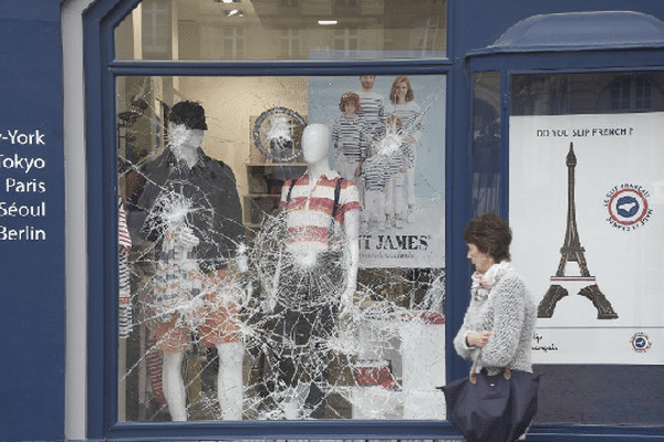 Les commerçants du centre-ville de Rennes victimes des manifestations contre la loi Travail