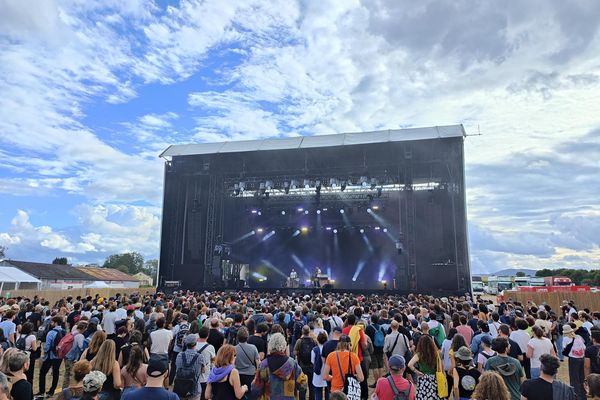 Concert du groupe belge La Jungle lors de l'édition 2022