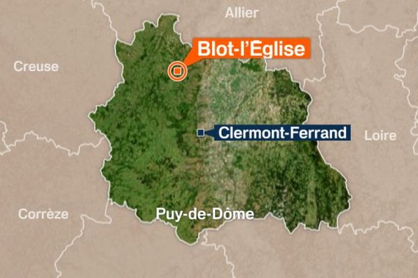 Blot-L'Eglise est une commune de 391 habitants, située dans le nord du Puy-de-Dôme