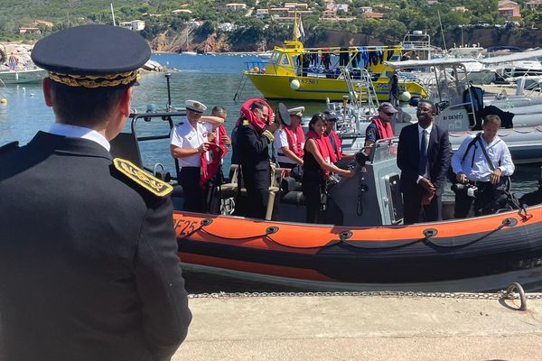 Hervé Breville, secrétaire d'Etat chargé de la Mer, a fait étape à Galéria.