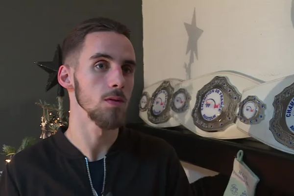 Bryan Lang champion du monde de kick-boxing en 2022, est le parrain du Téléthon pour la Meurthe-et-Moselle.