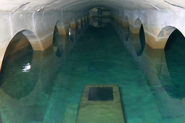 Montpellier - un des réservoirs d'eau potable de la métropole d'une contenance de 24.000m3 - 2024