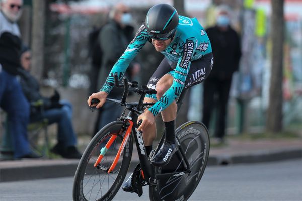 Le Tourangeau Cyril Lemoine prend le départ de son septième Tour de France ce samedi 26 juin 2021 à Brest.