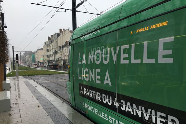 La ligne A du tram au parcours modifié est entrée en service ce lundi 4 janvier