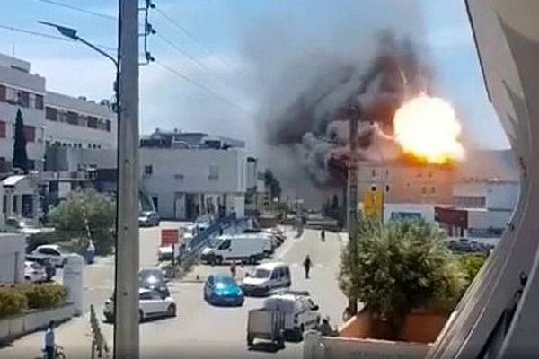 Gard : explosion d'une bouteille de gaz dans un immeuble de Bagnols-sur-Cèze en construction - 30 mai 2019.