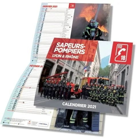 Allègement du confinement : les sapeurs-pompiers du Rhône vont pouvoir  reprendre leur vente de calendriers