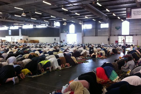 Image d'archive de l'Aïd el Fitr. Mardi 21 août aussi, le parc des Expositions de Vandoeuvre était comble. 