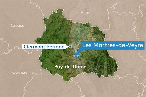 Une personne a été intoxiquée par l'incendie d'un appartement dans le centre-ville des Martres-de-Veyre dans le Puy-de-Dôme lundi 17 décembre.