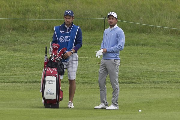 A Guyancourt, le 30 juin 2016, Sébastien Gros, à l'Open de France de Golf.