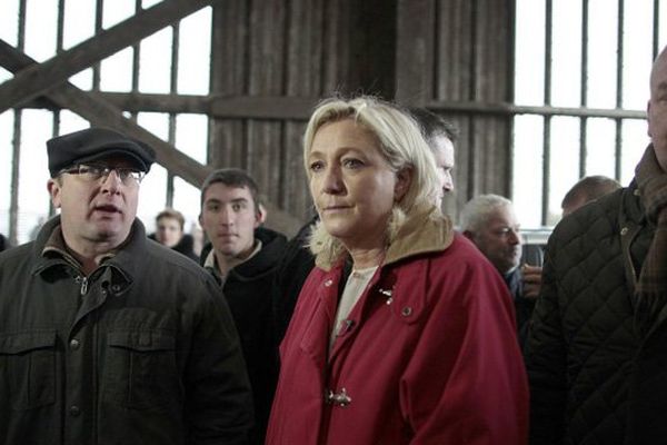 Marine Le Pen était venue rencontrer les agriculteurs de la Manche, il y a quelques mois. Elle revient dans la région pour lancer la campagne des régionales.