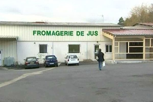 Façade de la fromagerie concernée