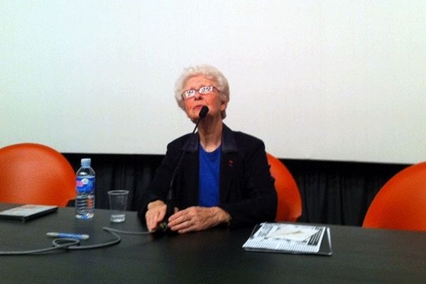 Francine Christophe au Mémorial de Caen ce mardi après-midi