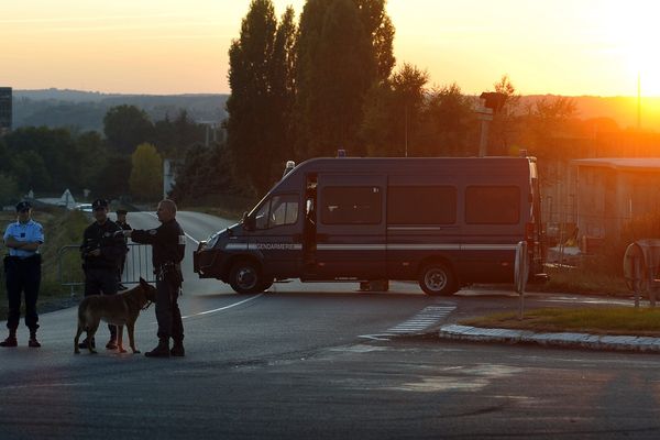 Reconstitution de l'évasion de la prison de moulins yzeure, dans l'Allier, le 29 septembre 2009.