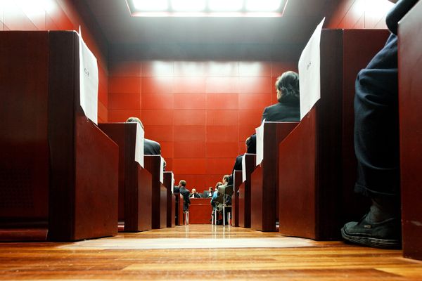 Une salle d'audience du Tribunal de Grande Instance de Nantes