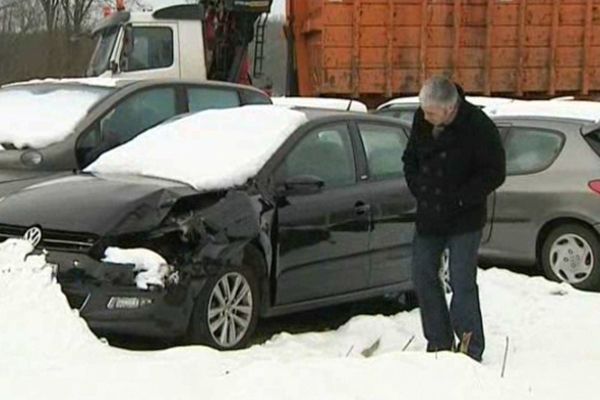 Une voiture qui n'aura pas passé l'hiver sans galères