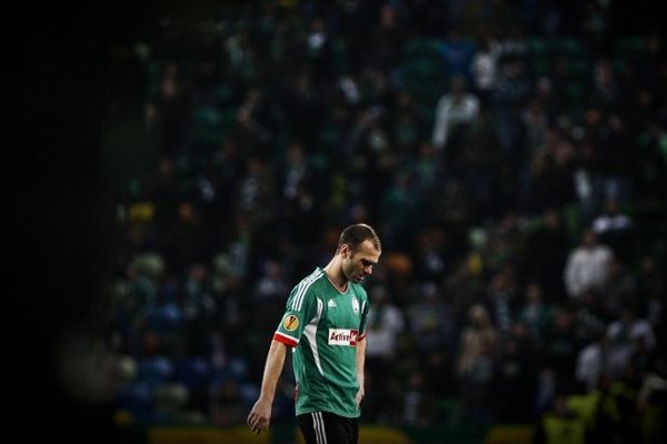 Danijel Ljuboja, sous le maillot du Legia Varsovie.