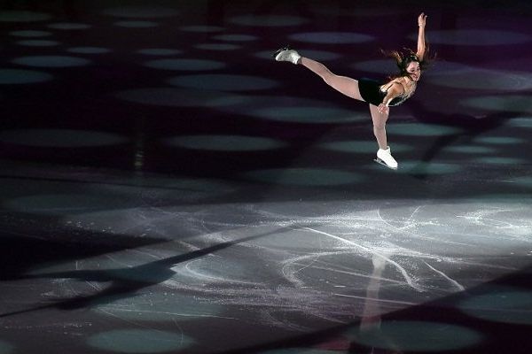 Kaetlyn Osmond (Canada) pendant le gala du Grand Prix ISU, en Novembre 2015. 
