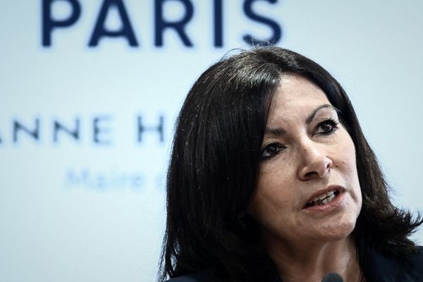 La maire de Paris, Anne Hidalgo, lors d'une conférence le 21 mars 2019.