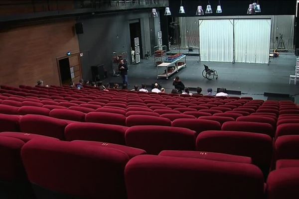 La grande salle du théâtre des 13 vents à Montpellier - janvier 2019