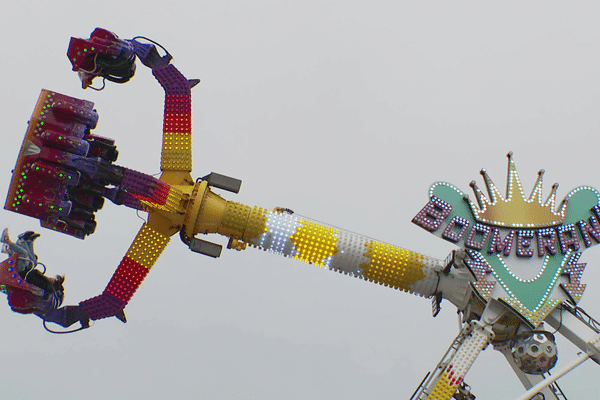 A la fête foraine du Mans, octobre 2022