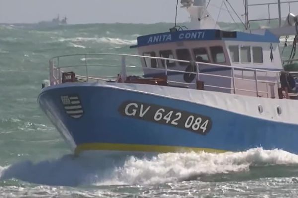 L'anita conti, chalutier du Guilvinec dans le Finistère, a servi de base pour l’étude Pilothy